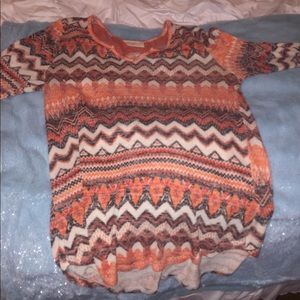 A Aztec print top
